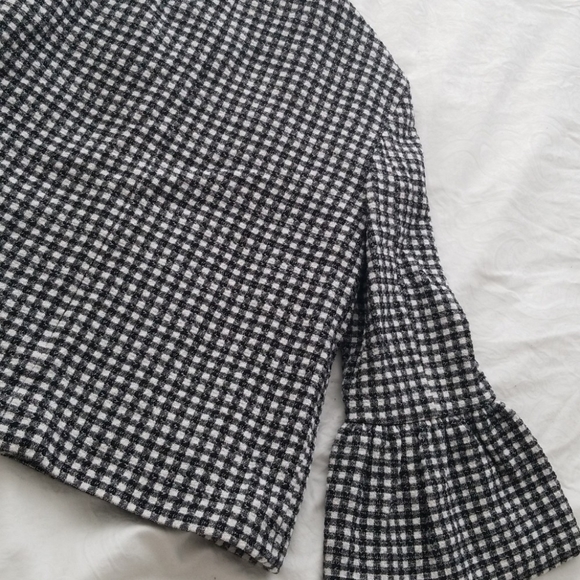 Zara Checkered Blazer Size S - Picture 10 of 14